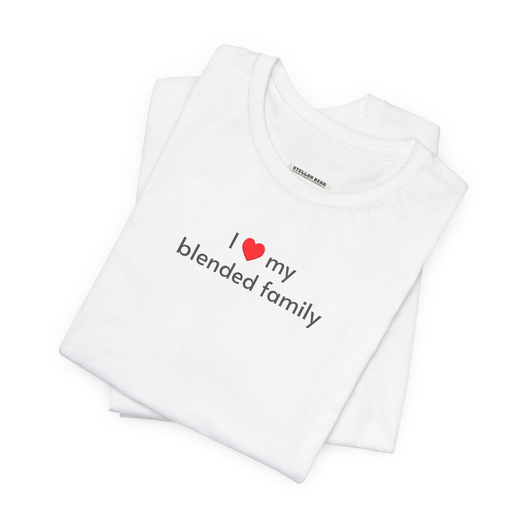 I Love My Blended Family Minimalist Style T-Shirt product image 4