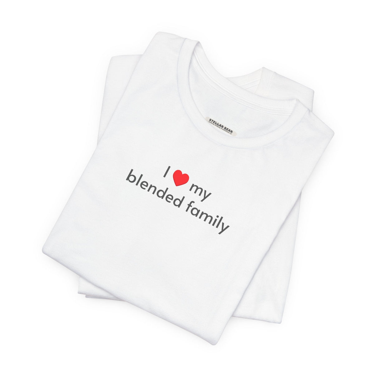 I Love My Blended Family Minimalist Style T-Shirt product image 4
