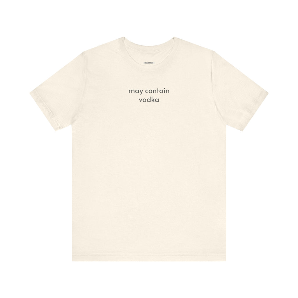 May Contain Vodka Minimalist Style T-Shirt product image 14