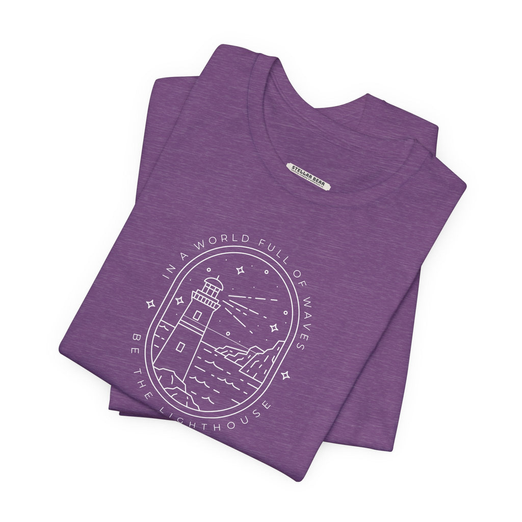 In a World Full of Waves, Be the Lighthouse Graphic T-Shirt product image 3