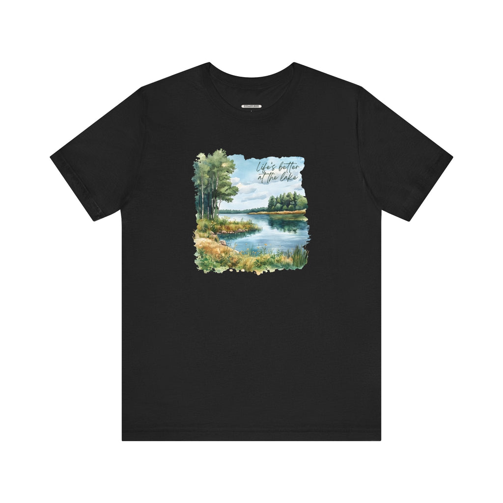 Life's Better at the Lake, Spring Trees Graphic T-Shirt product image 10