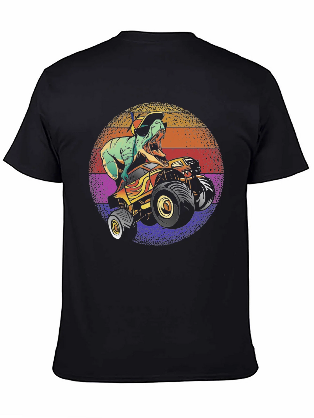 Dino Monster Truck Graphic Tee - Black product image 4