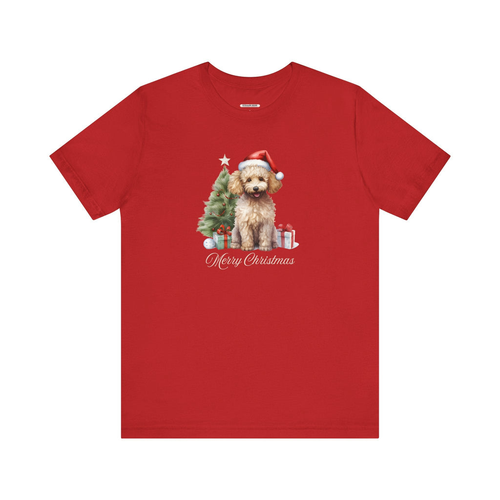 Poodle Merry Christmas Graphic T-Shirt product image 10