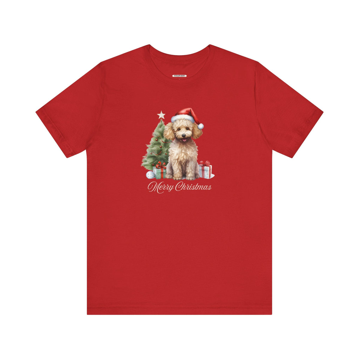Poodle Merry Christmas Graphic T-Shirt product image 10