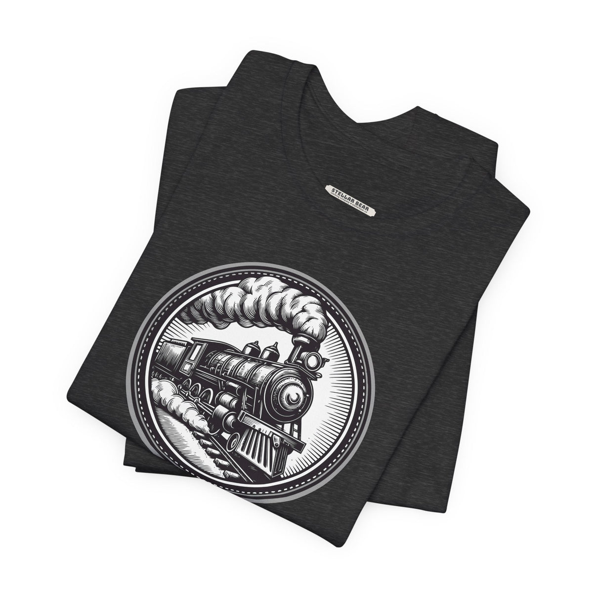 Steam Train Vintage Objects Graphic T-Shirt product image 1