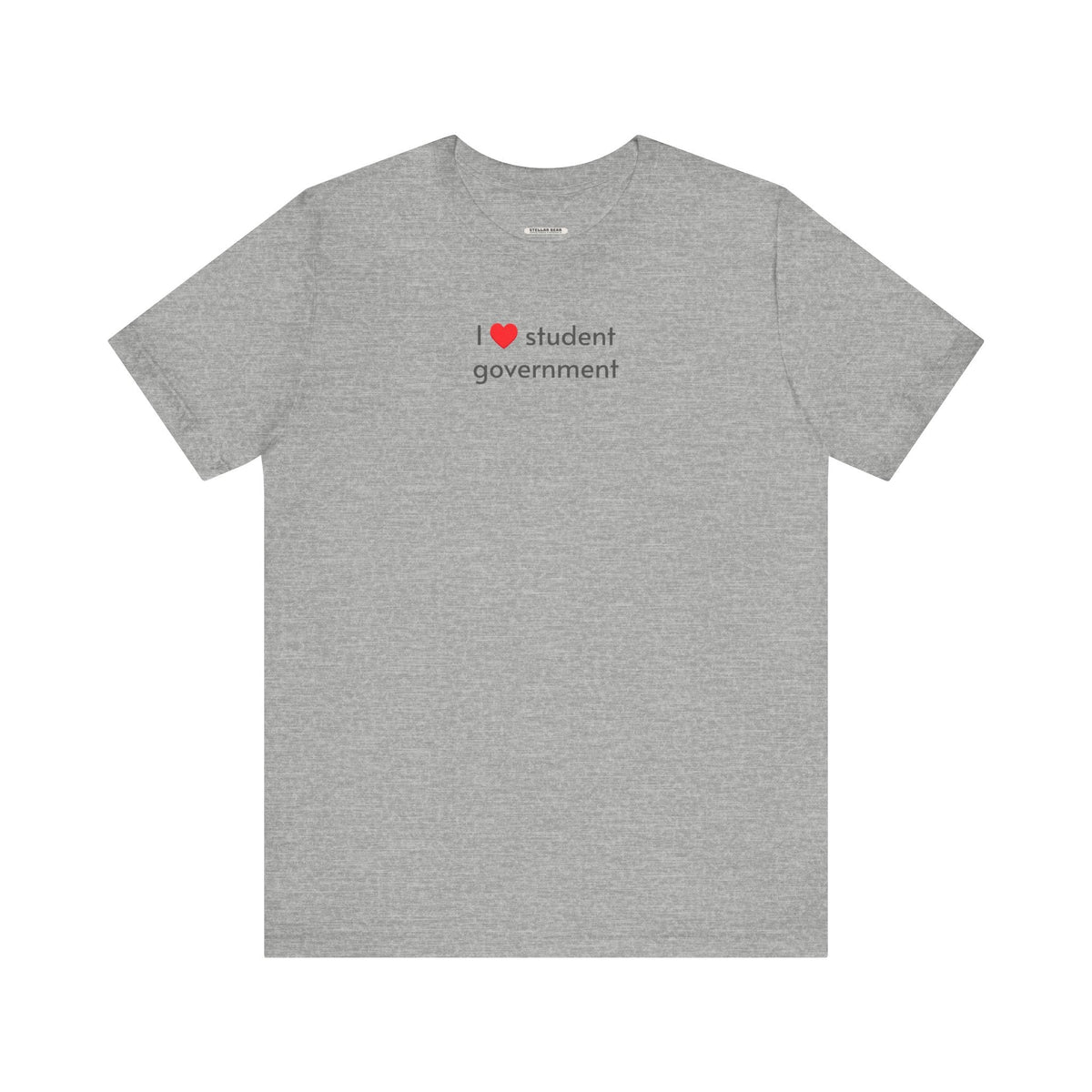 I Love Student Government Minimalist Style T-Shirt product image 11