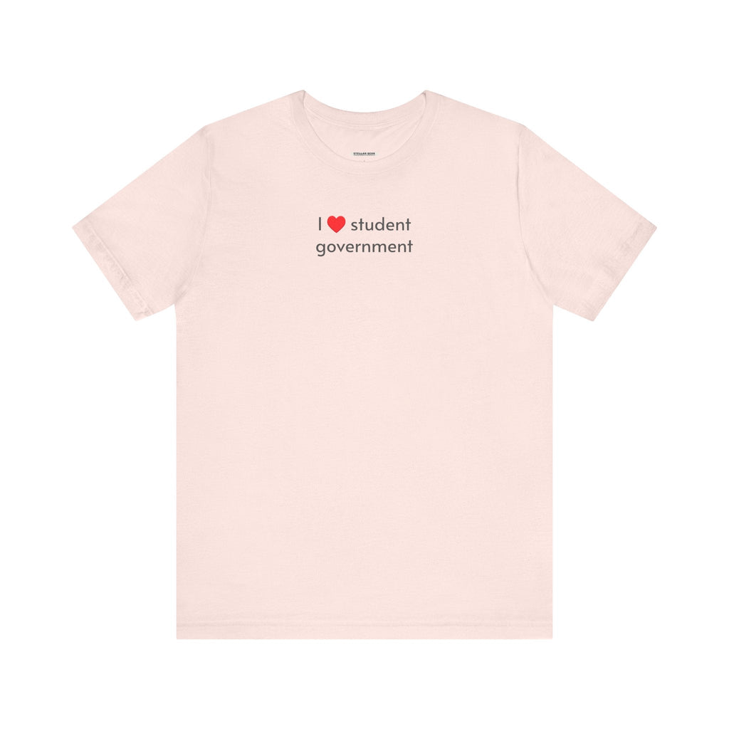 I Love Student Government Minimalist Style T-Shirt product image 15