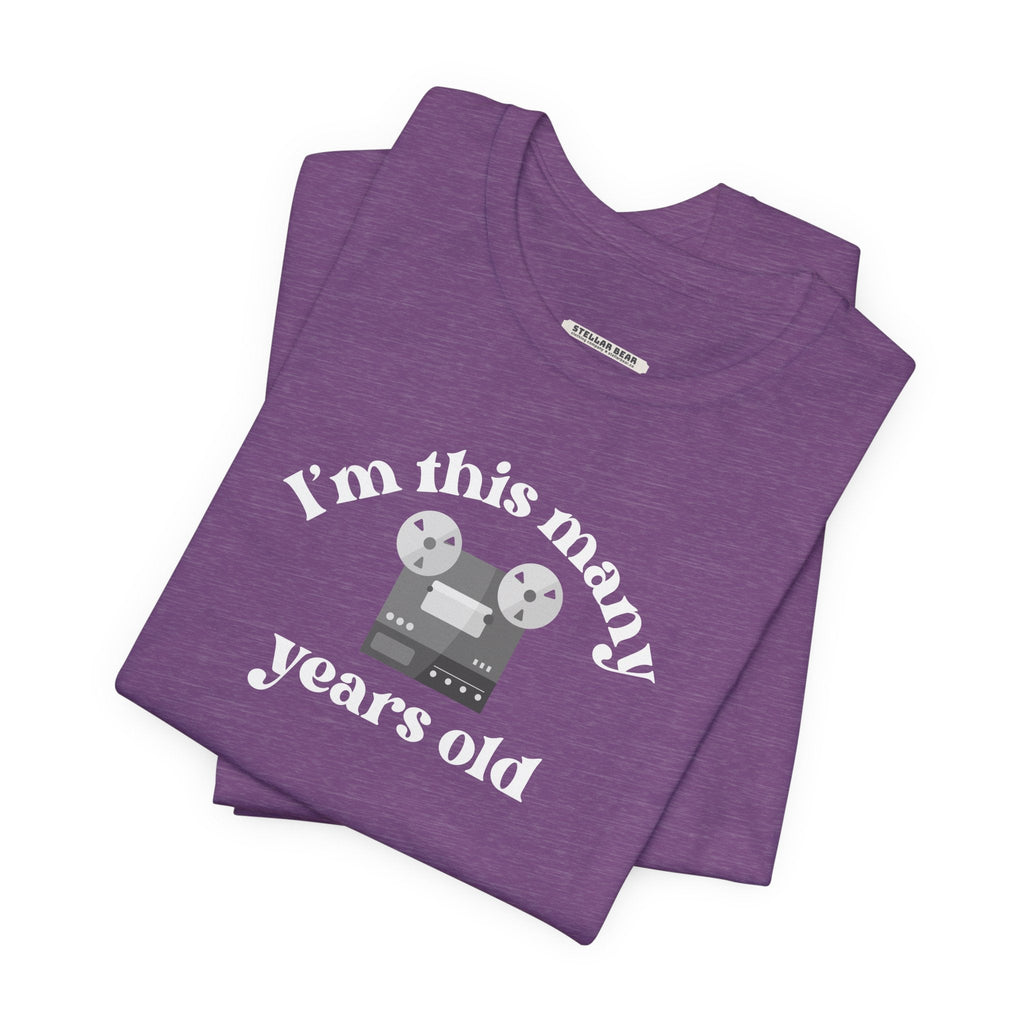 I'm This Many Years Old (Reel to Graphic T-Shirt product image 6
