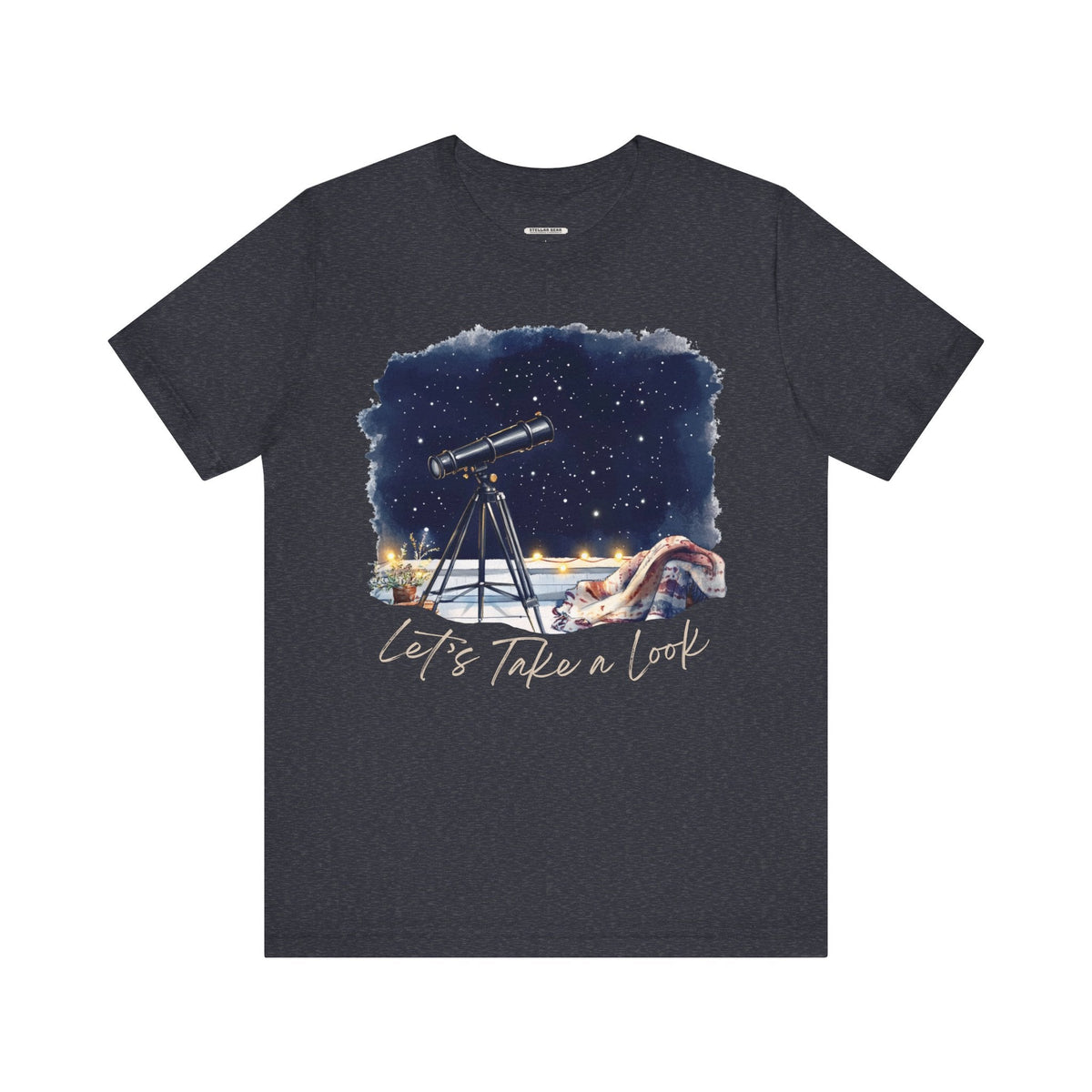Let's Take a Look Telescope Graphic T-Shirt product image 1