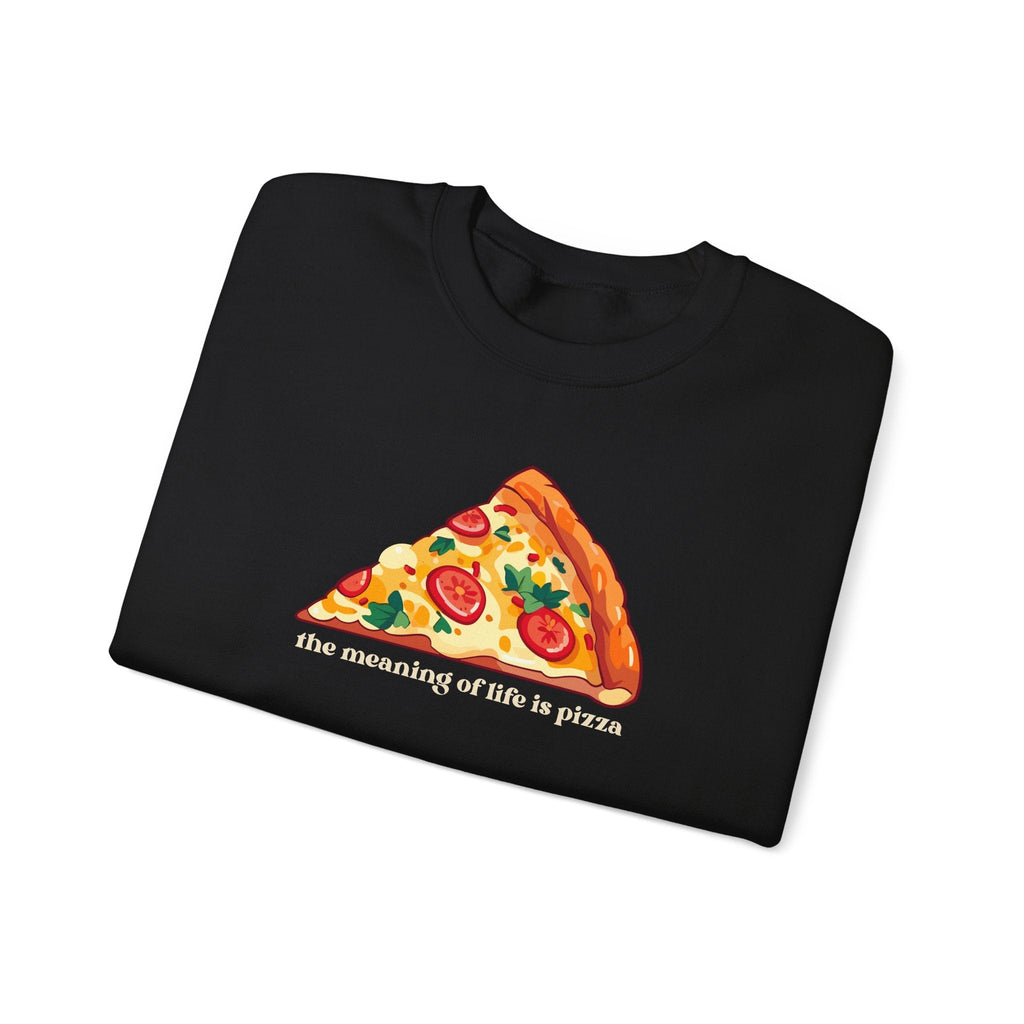The Meaning of Life is Pizza Graphic Sweatshirt product image 5