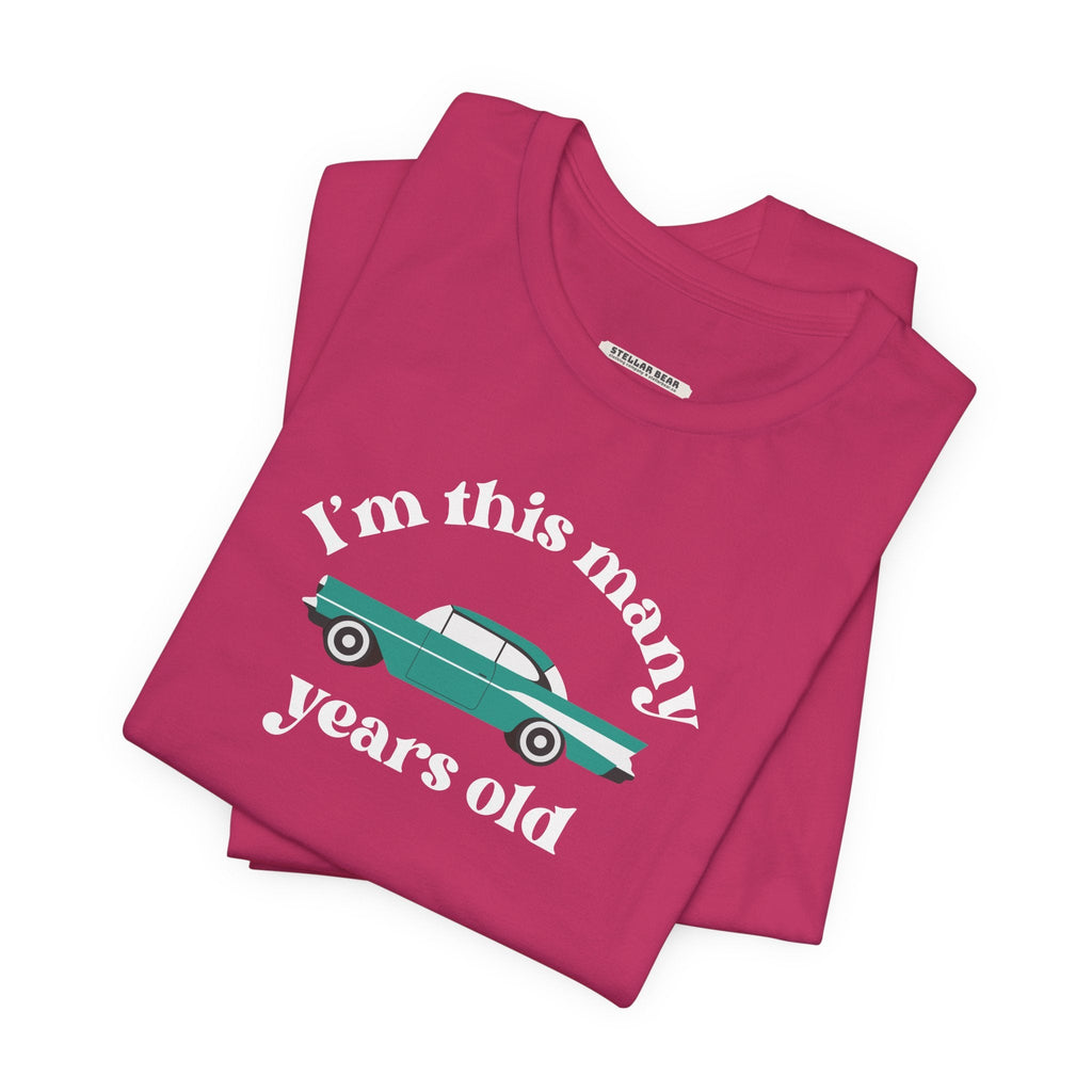 I'm This Many Years Old (Fin Car) Graphic T-Shirt product image 2