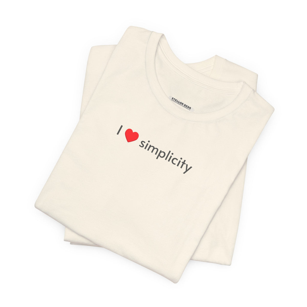 I Love Simplicity T-Shirt product image 1