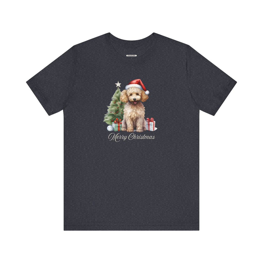 Poodle Merry Christmas Graphic T-Shirt product image 9