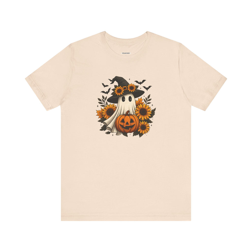 Ghost Witch, Sunflowers &Pumpkin Graphic T-Shirt product image 8