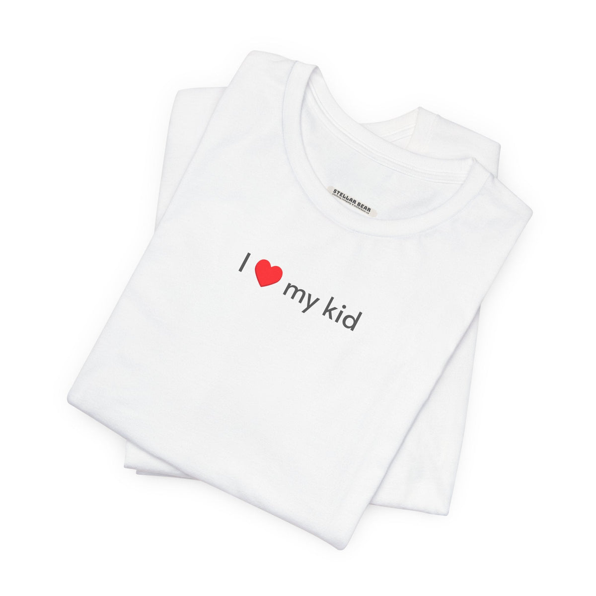 I Love My Kid Minimalist Style T-Shirt product image 2