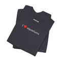 I Love Aquariums Minimalist Style T-Shirt product image 1