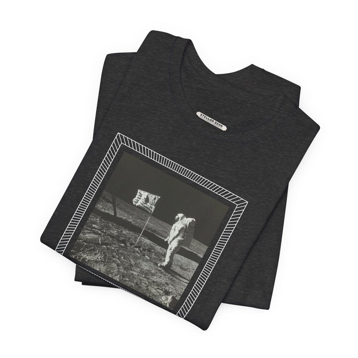 Man on the Moon Buzz Aldrin 1969 Vintage Graphic T-Shirt product image 2