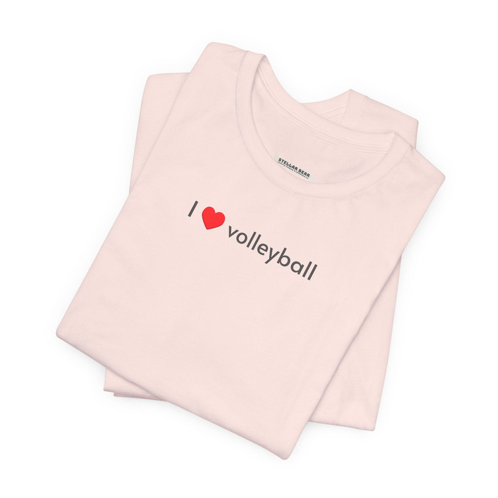 I Love Volleyball Minimalist Style T-Shirt product image 7