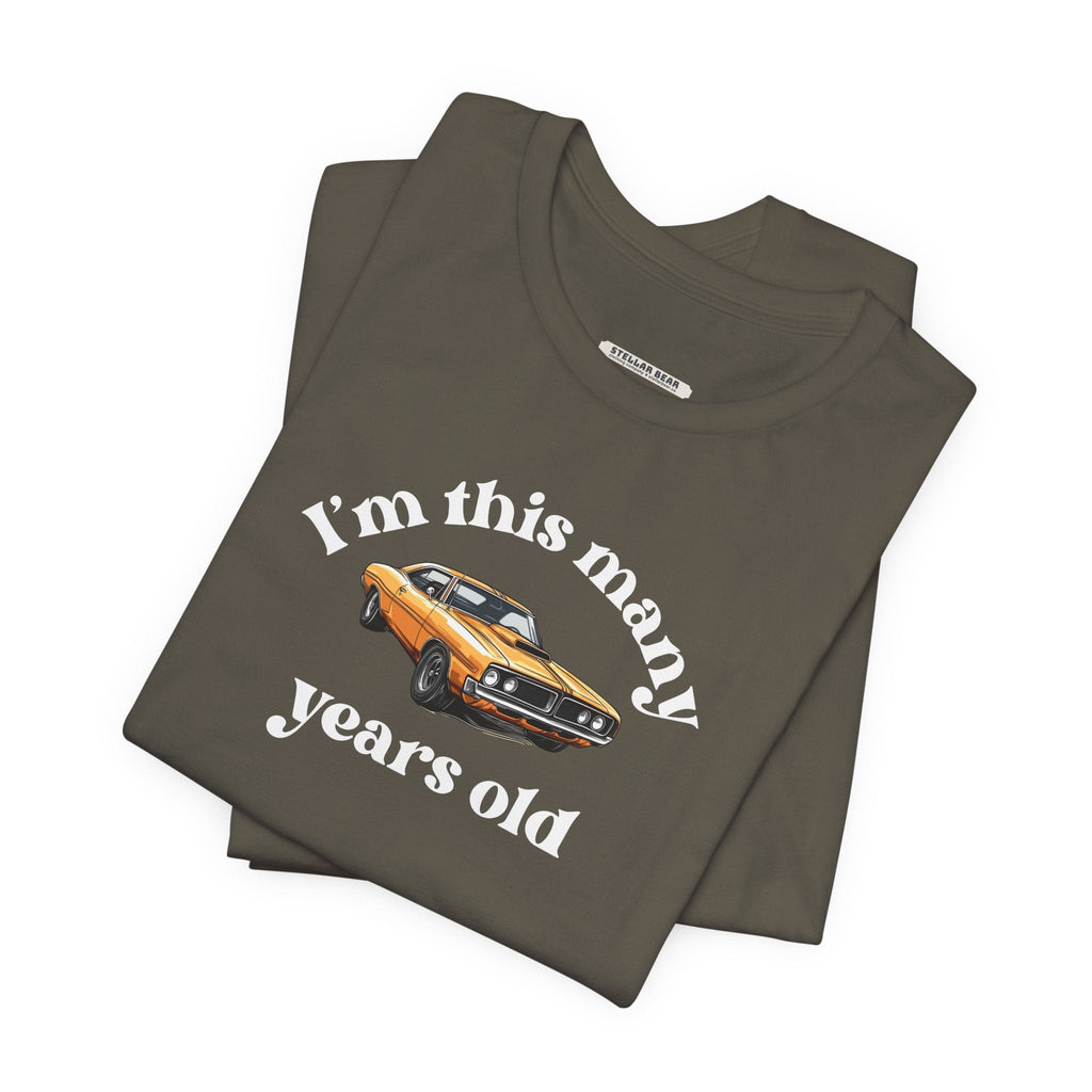 I'm This Many Years Old (Muscle Car) Graphic T-Shirt product image 5