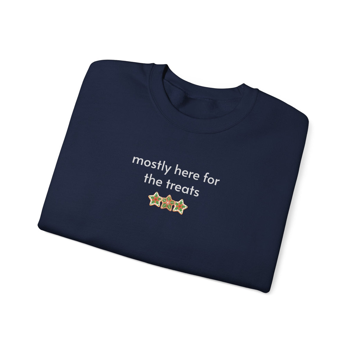 Mostly Here for the Treats Minimalist Style Sweatshirt product image 4