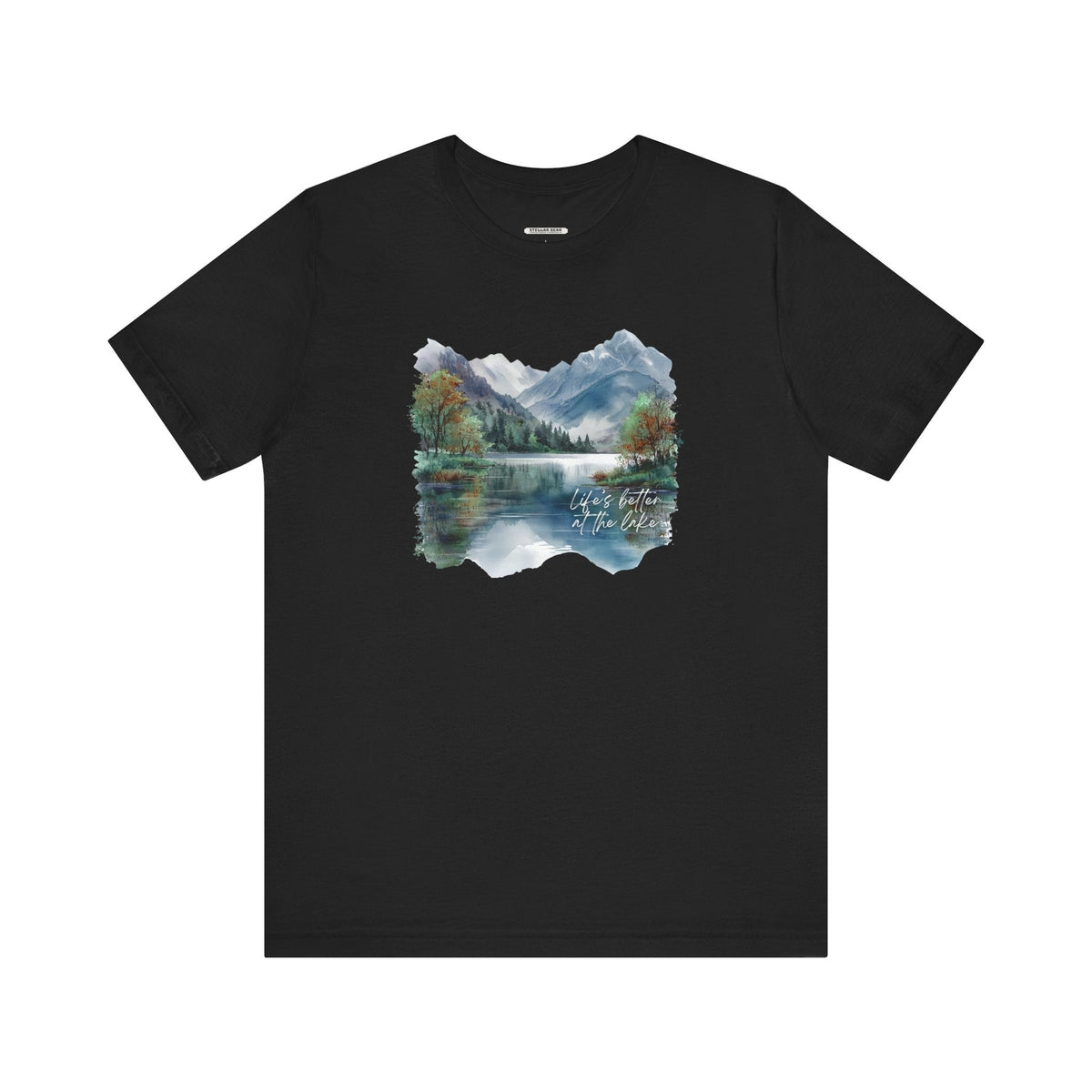 Life's Better at the Lake, Fall Trees Graphic T-Shirt product image 10