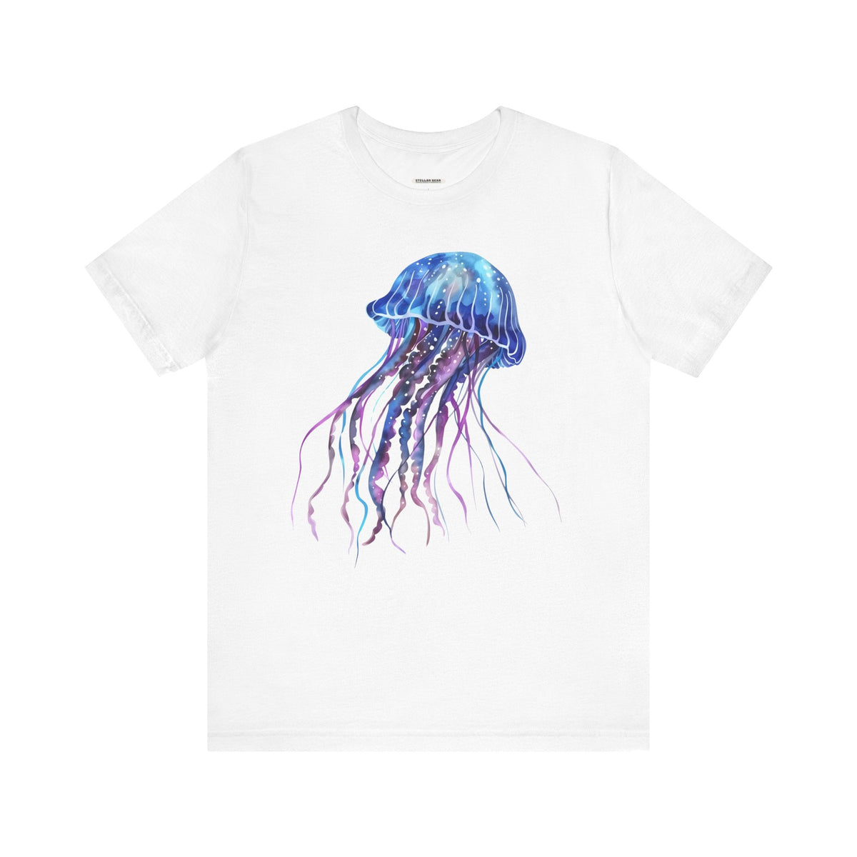 Jellyfish Blue Purple Graphic T-Shirt product image 13