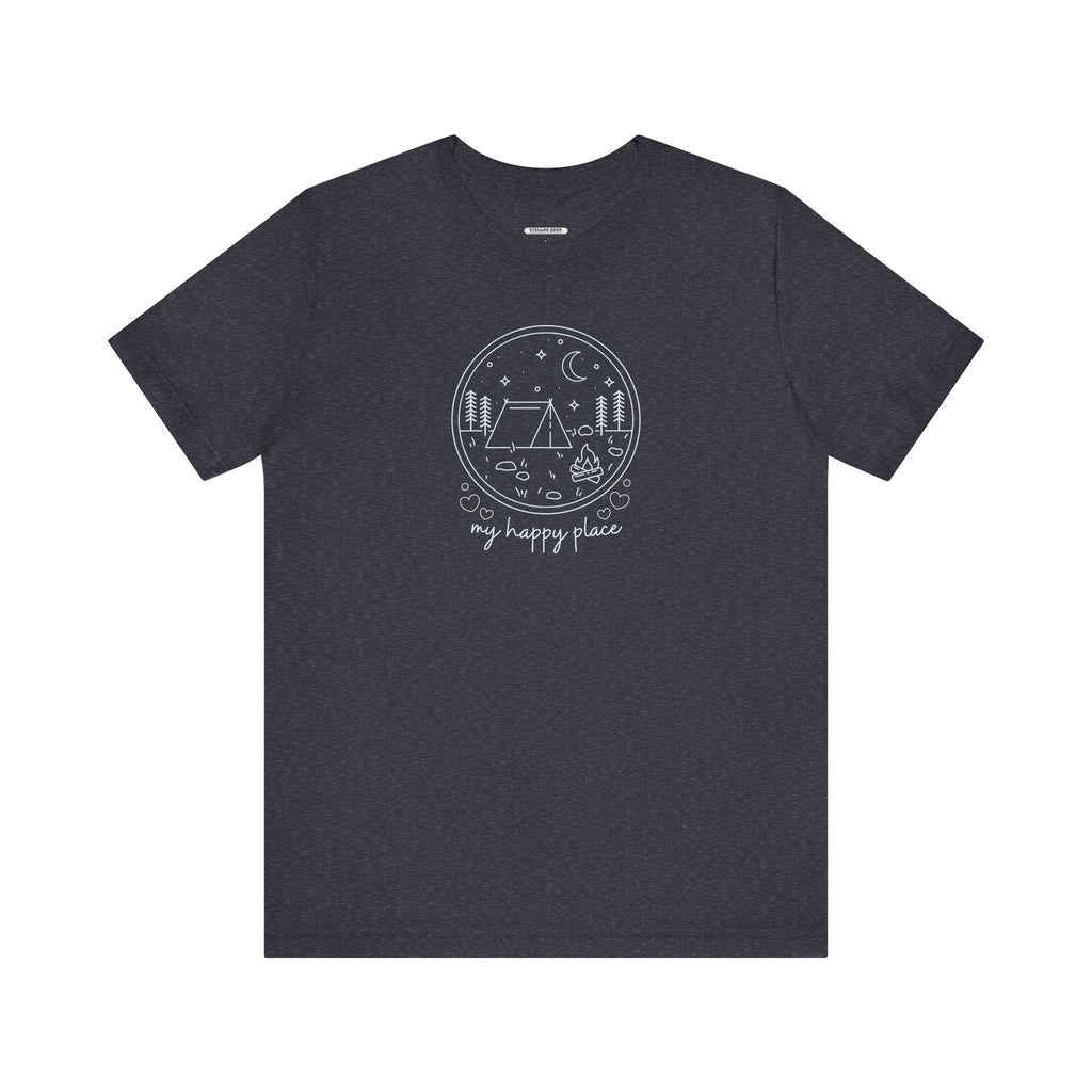 My Happy Place (Camping) Graphic T-Shirt product image 7