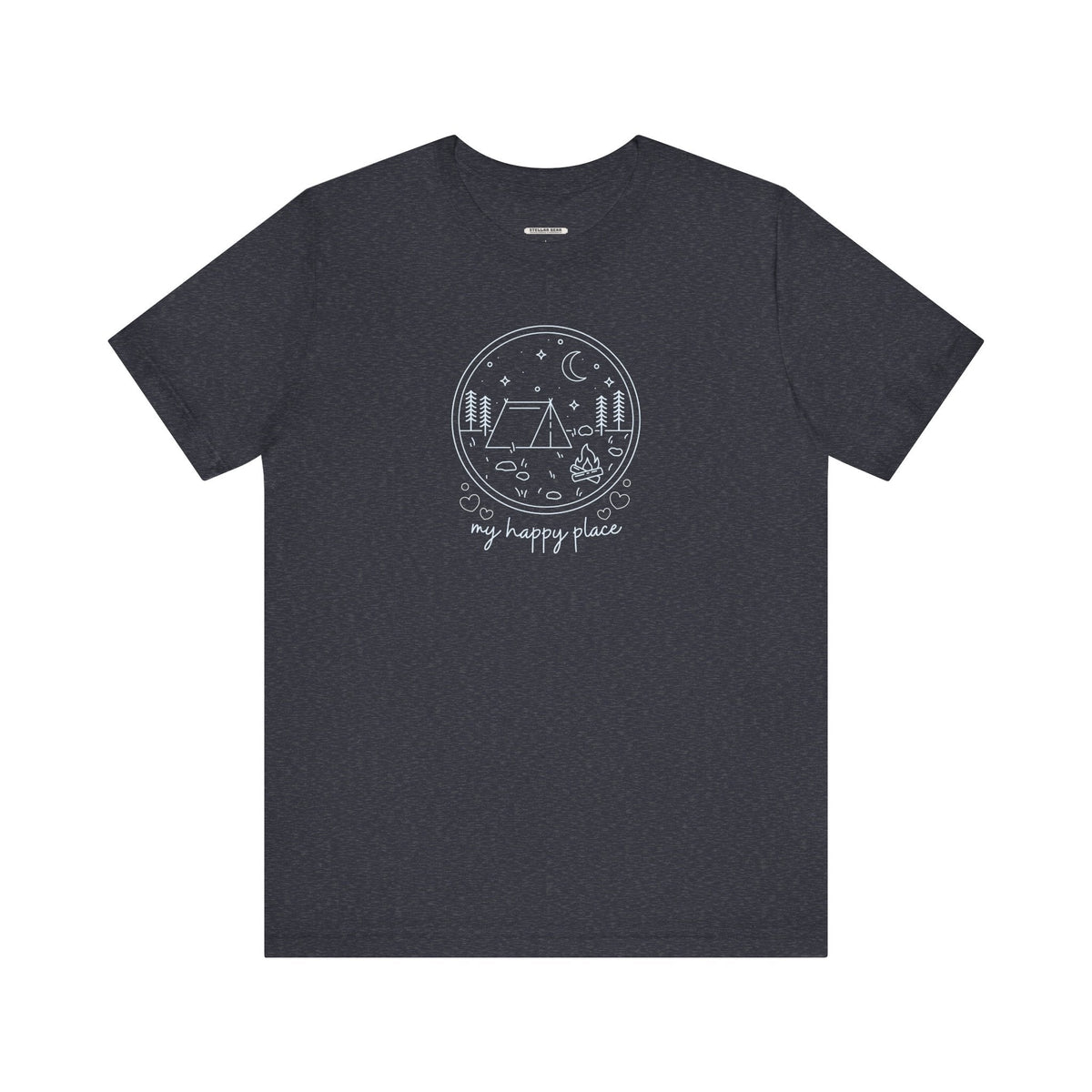 My Happy Place (Camping) Graphic T-Shirt product image 7