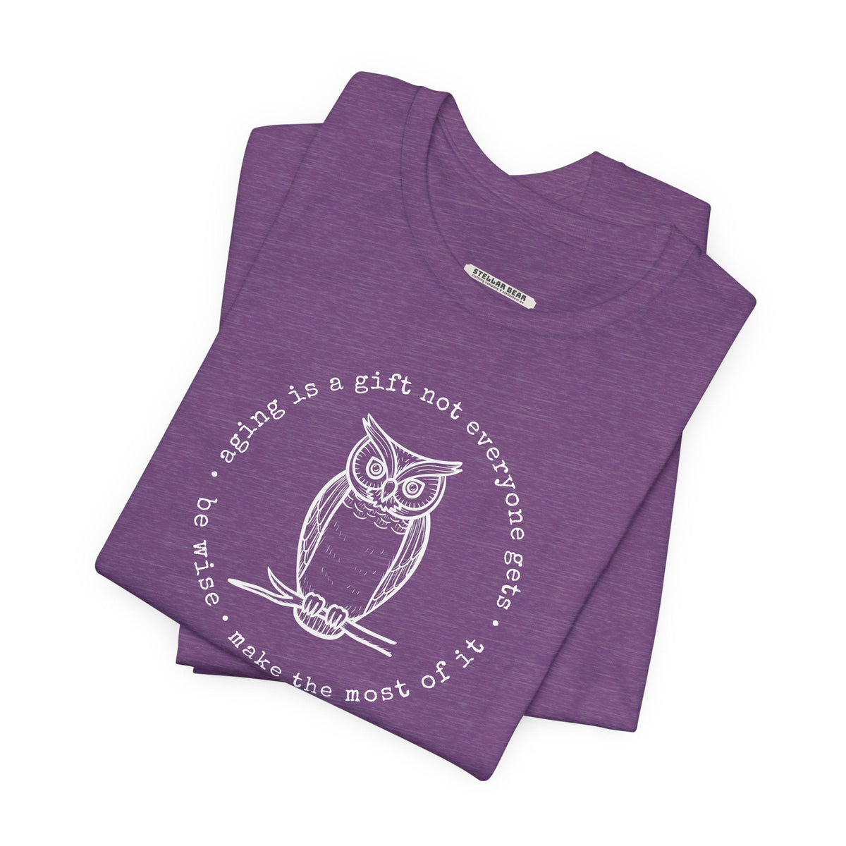 Aging is a Gift Not Everyone Gets, Owl Version Graphic product image 6