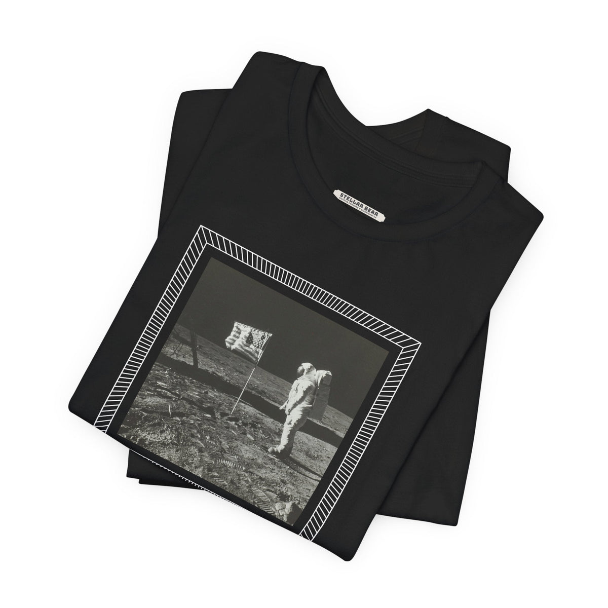 Man on the Moon Buzz Aldrin 1969 Vintage Graphic T-Shirt product image 1
