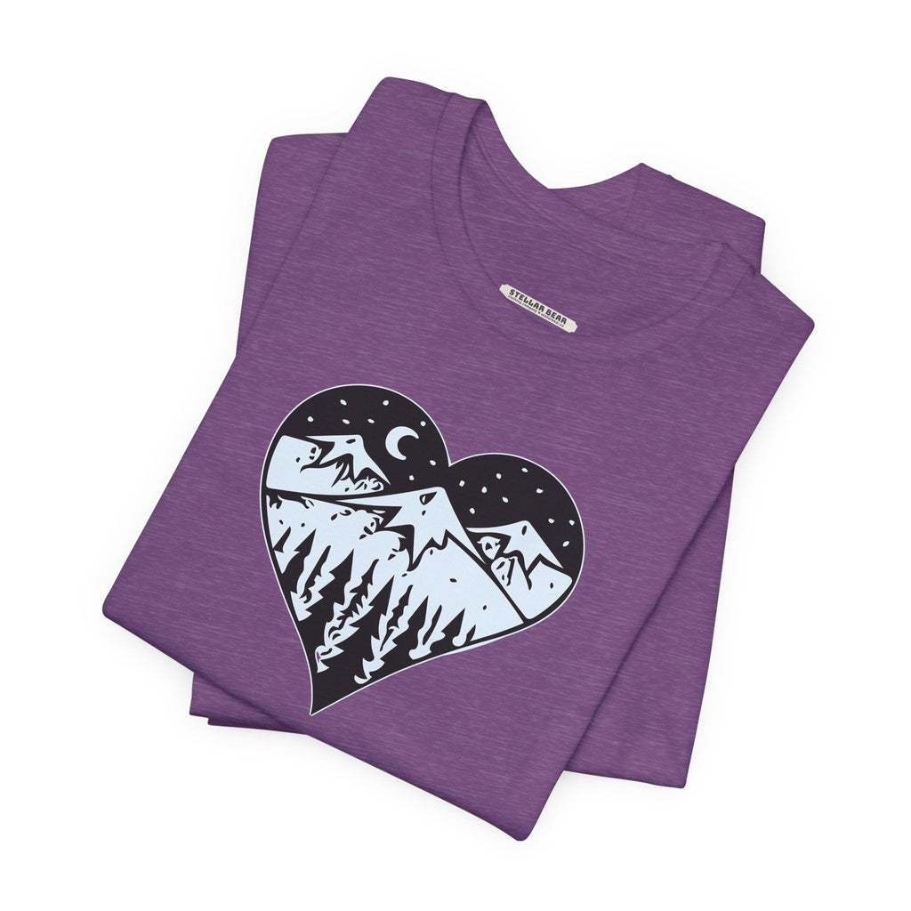Snowy Mountain at Night Graphic T-Shirt product image 2