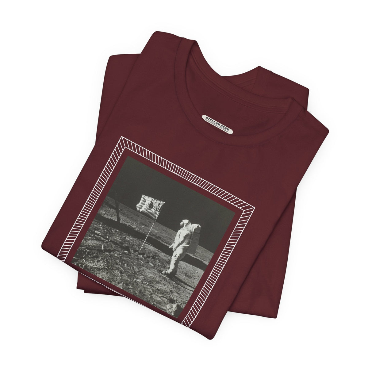 Man on the Moon Buzz Aldrin 1969 Vintage Graphic T-Shirt product image 4