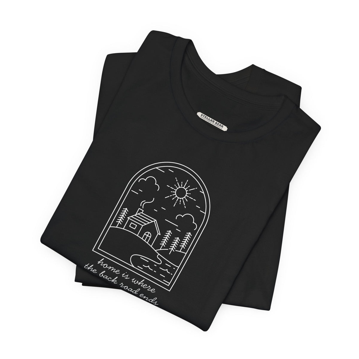 Home is Where the Back Road Ends Graphic T-Shirt product image 3
