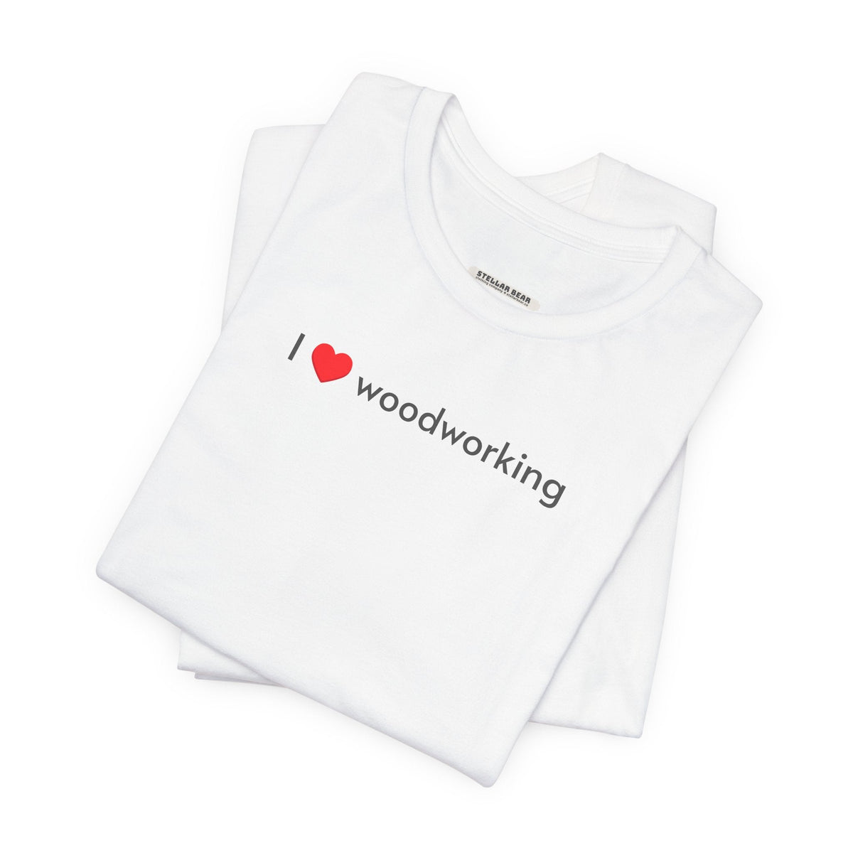 I Love Woodworking Minimalist Style T-Shirt product image 13