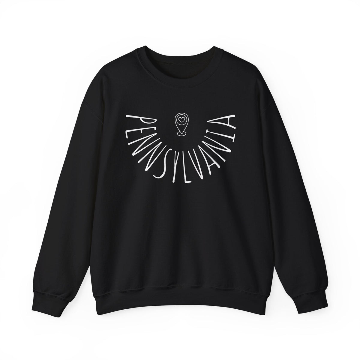 Pennsylvania Liquid Letters Graphic Sweatshirt product image 1