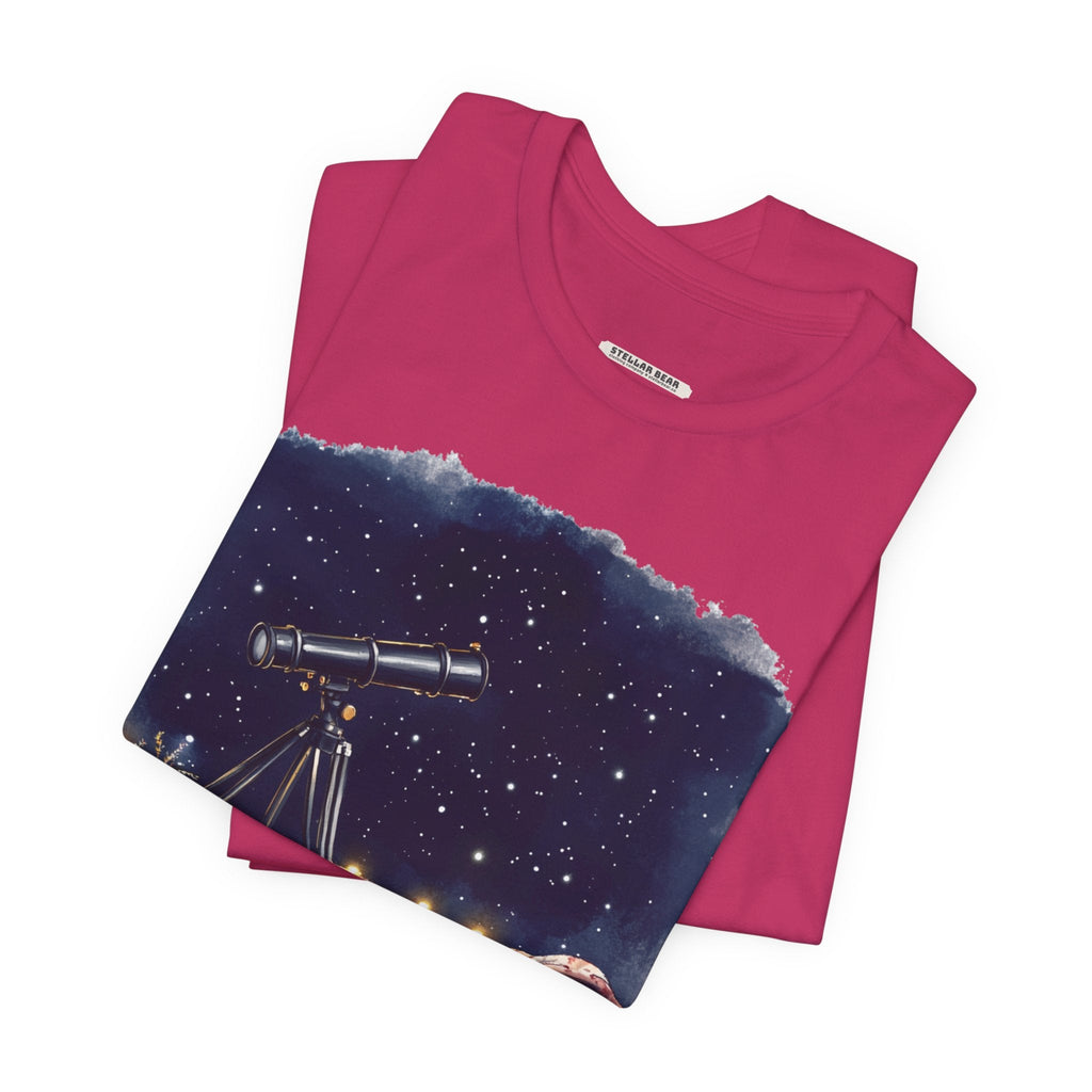 Let's Take a Look Telescope Graphic T-Shirt product image 5