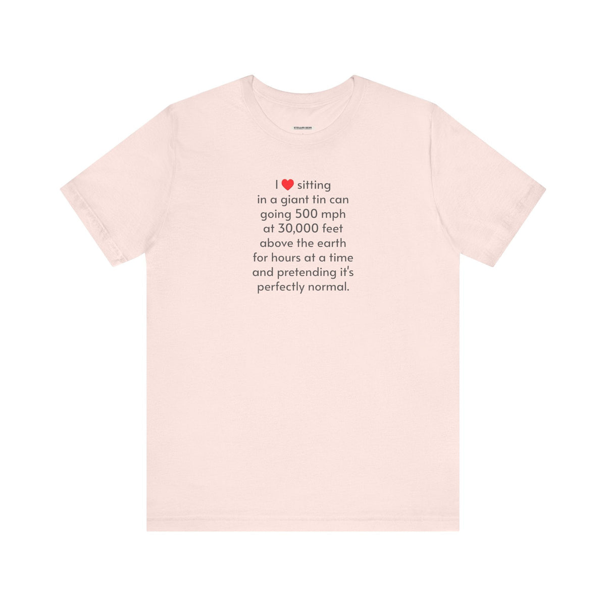 I Love Sitting in a Giant Tin Can (Flying) T-Shirt product image 9
