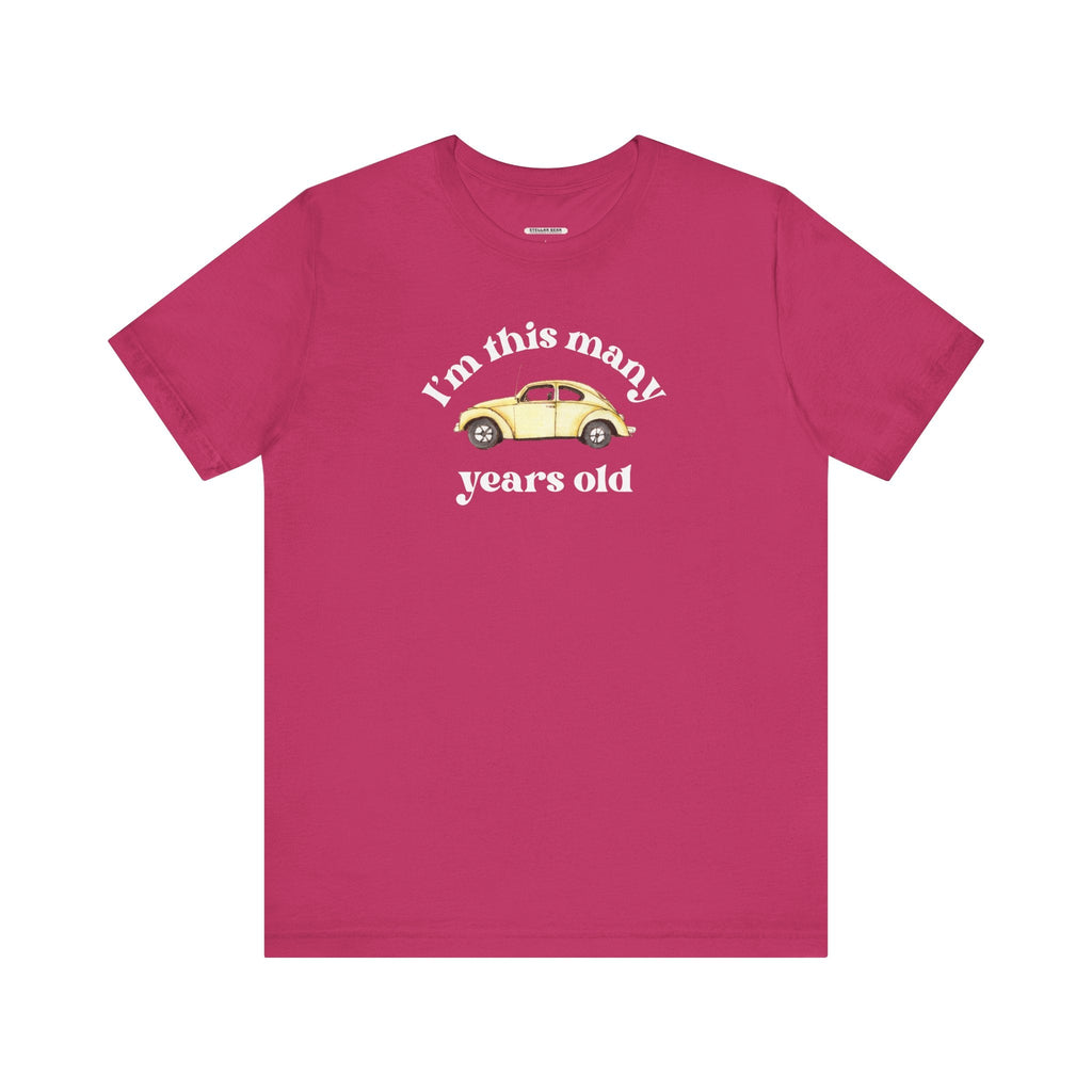 I'm This Many Years Old (Car) Graphic T-Shirt product image 8