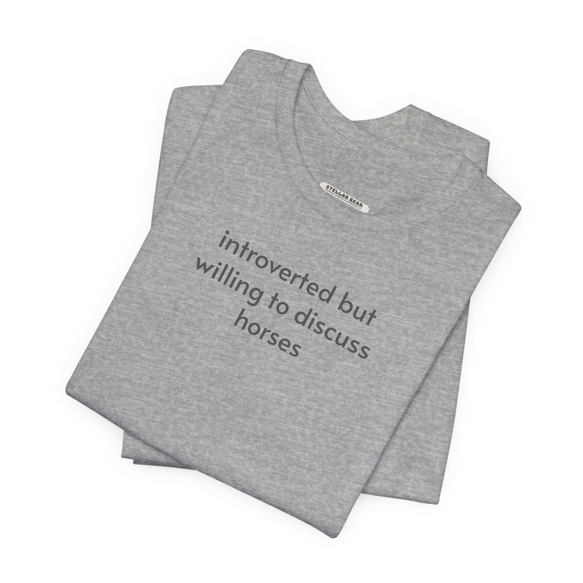 Introverted but Willing to Discuss Horses Minimalist Style product image 2