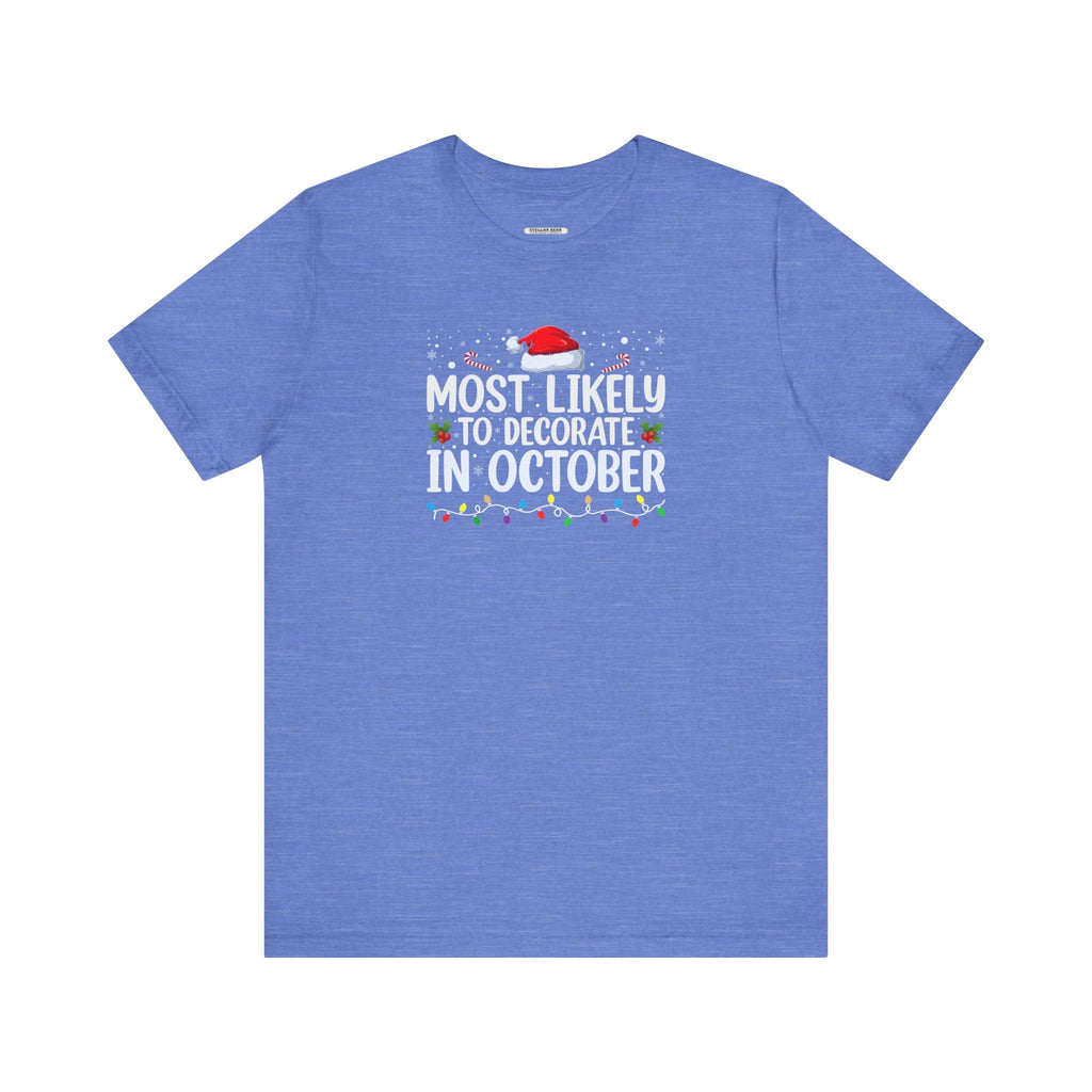 Most Likely to Decorate in October Graphic T-Shirt product image 10