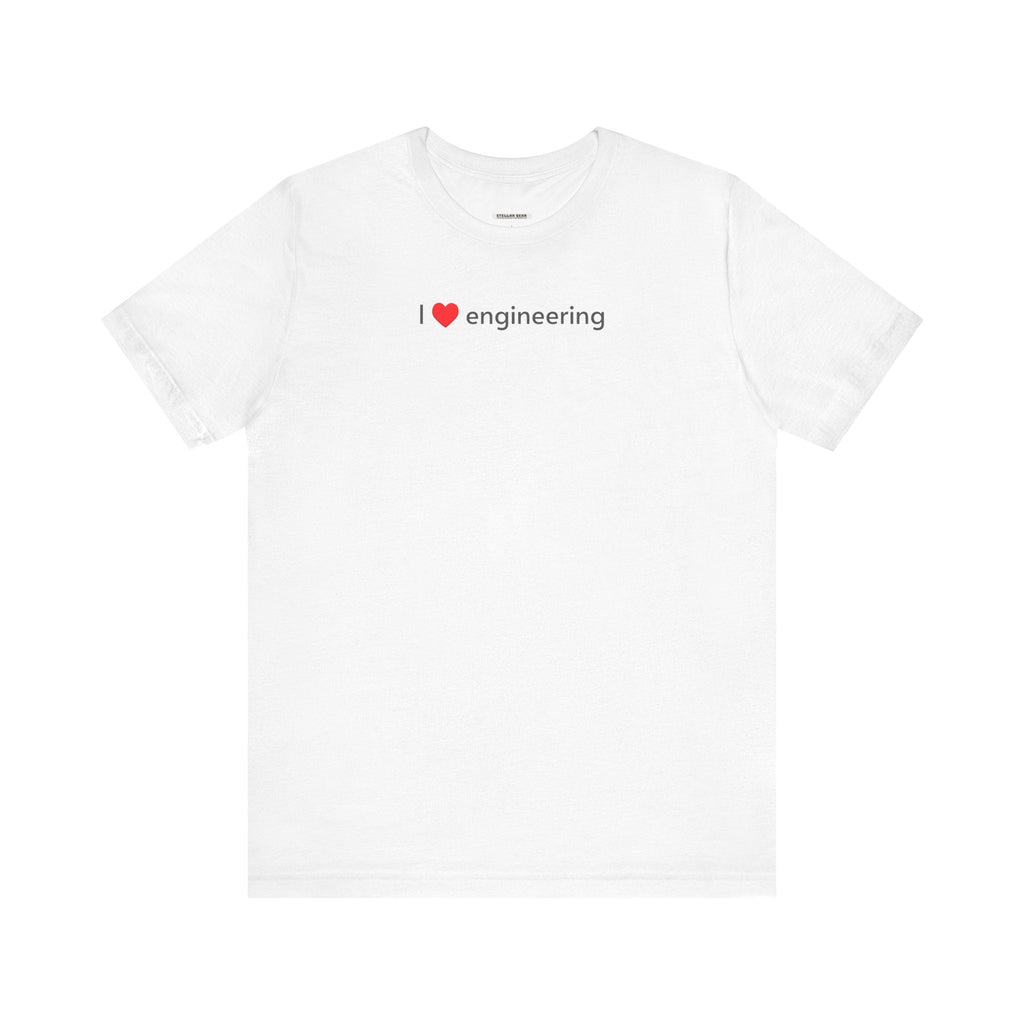 I Love Engineering Minimalist Style T-Shirt product image 2