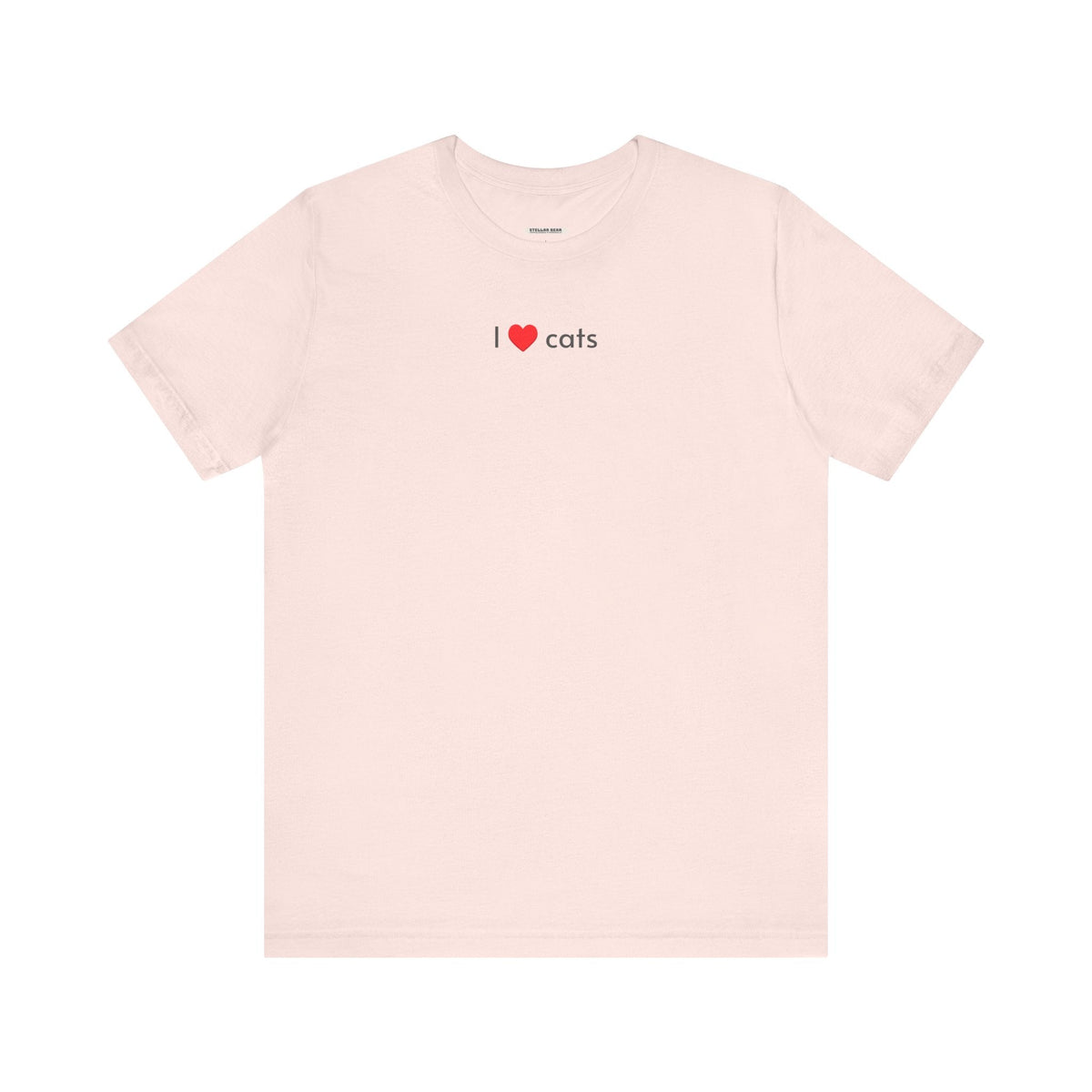 I Love Cats Minimalist Style T-Shirt product image 10