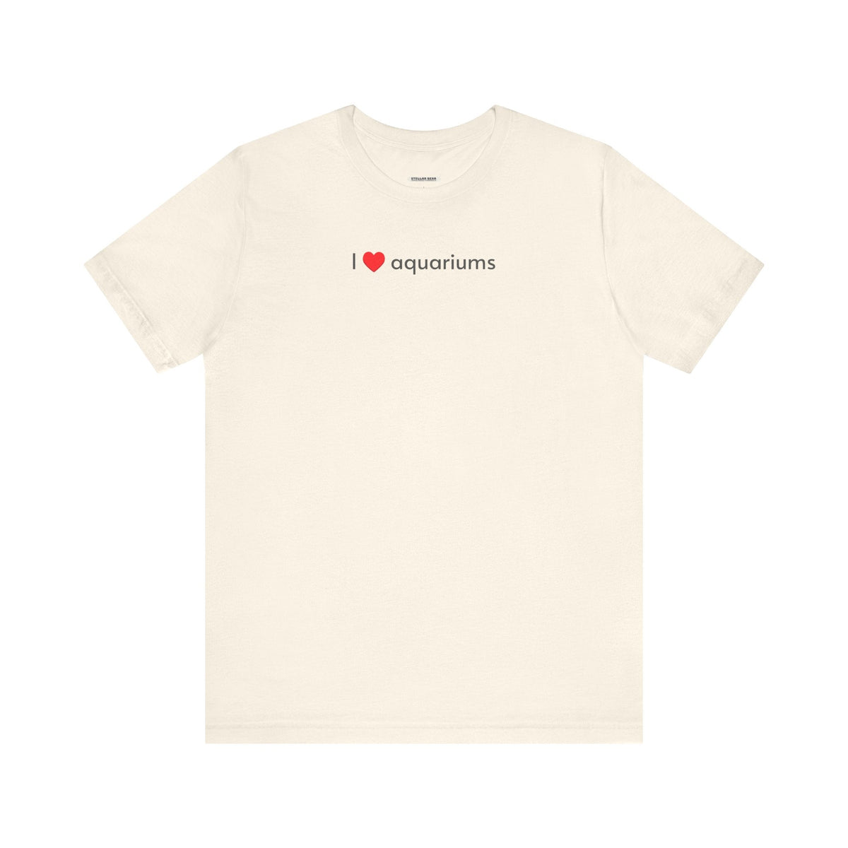 I Love Aquariums Minimalist Style T-Shirt product image 11