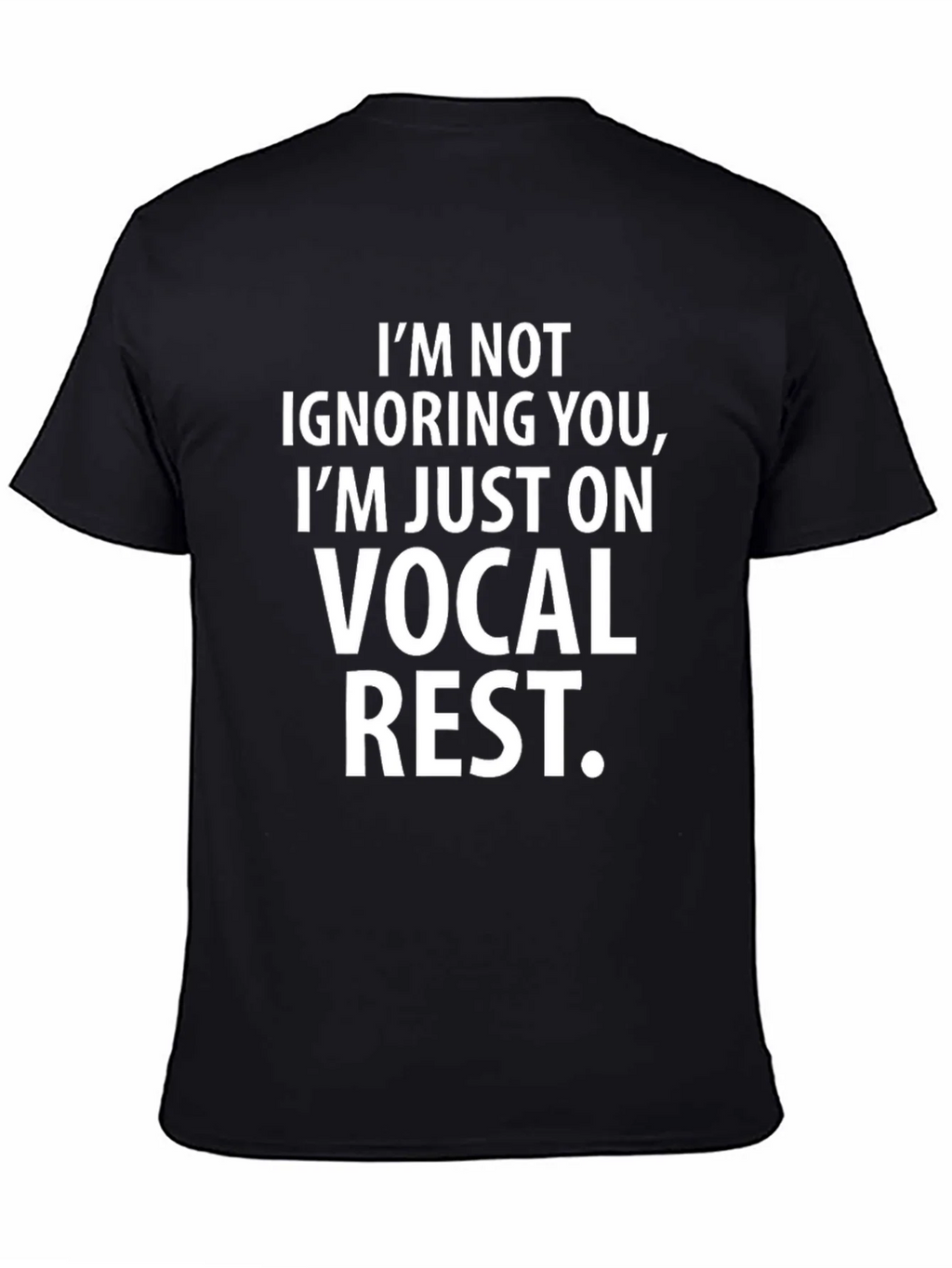 Vocal Rest T-Shirt - Funny Singer Musician Tee product image 2