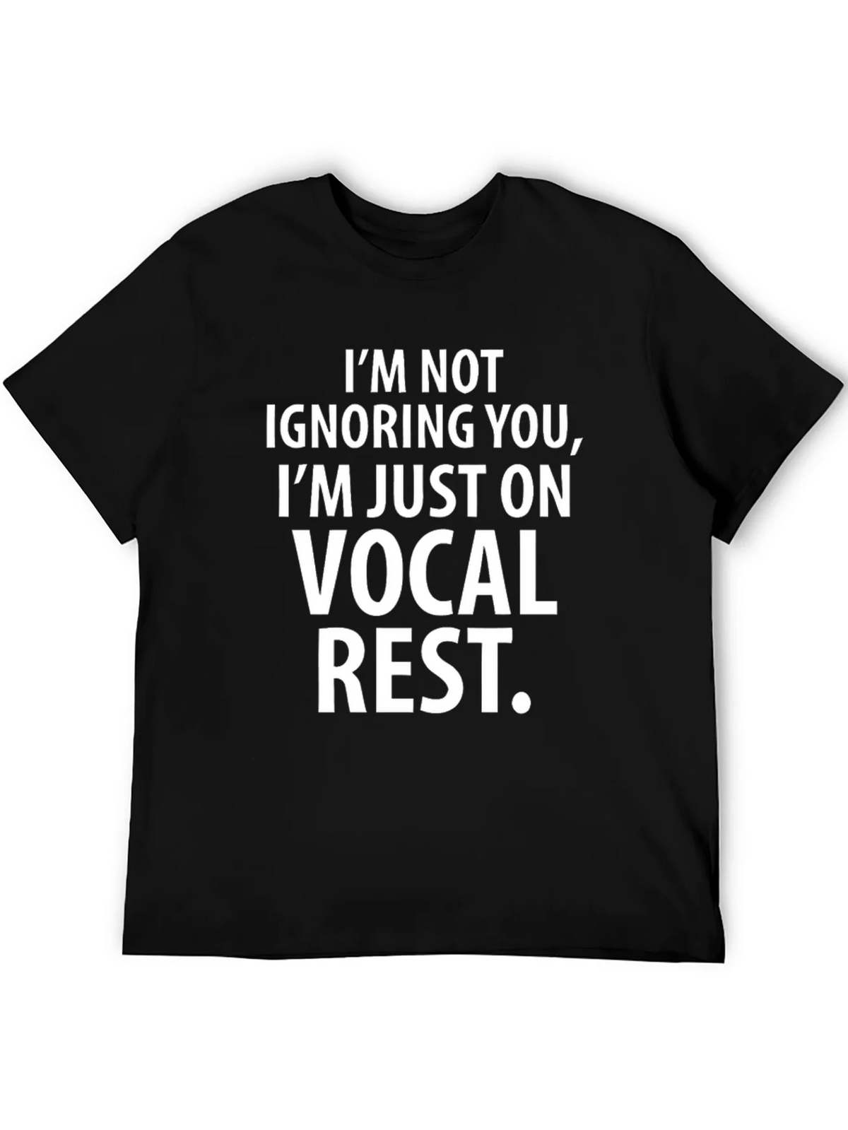 Vocal Rest T-Shirt - Funny Singer Musician Tee product image 3