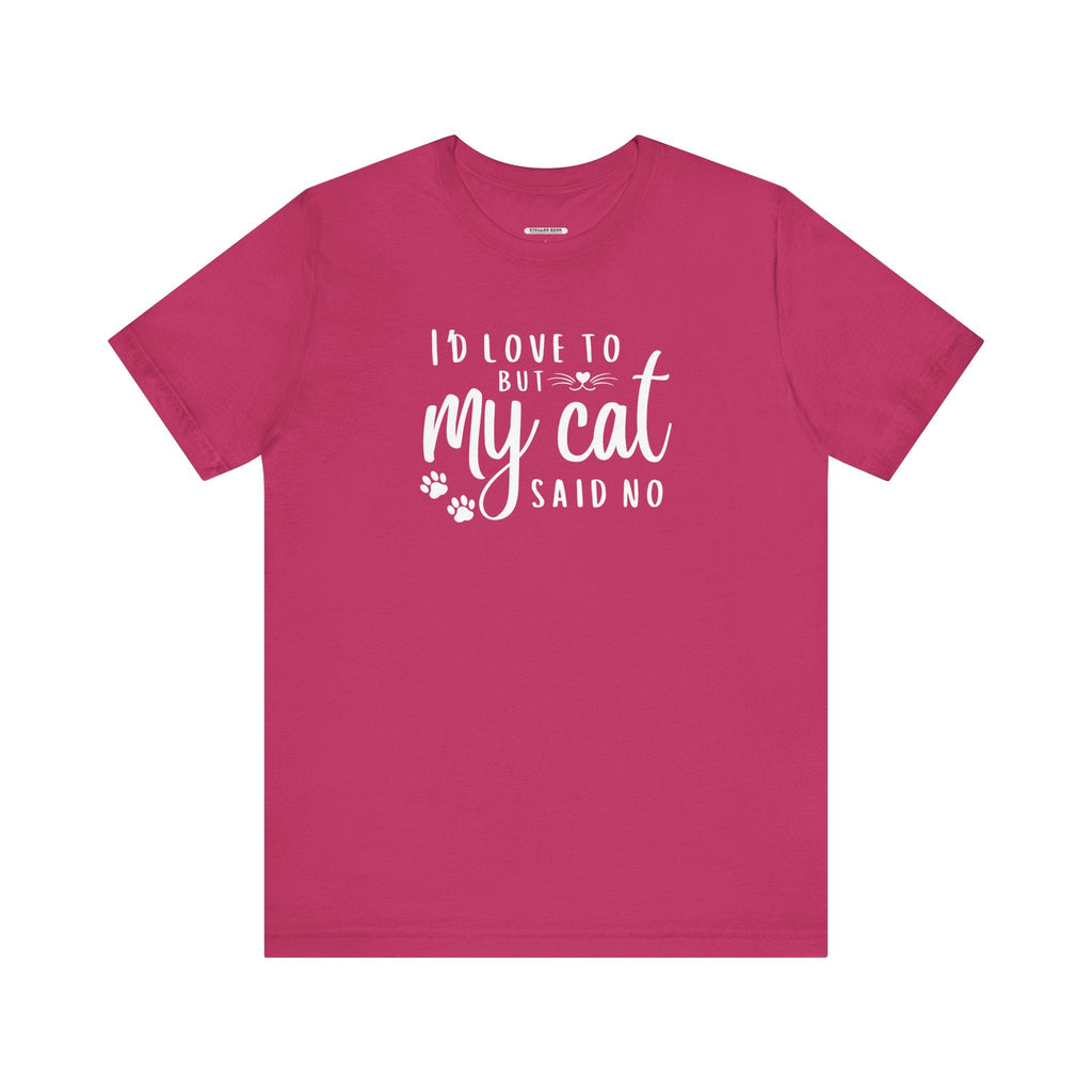I'd Love To But My Cat Said No Graphic T-Shirt product image 8