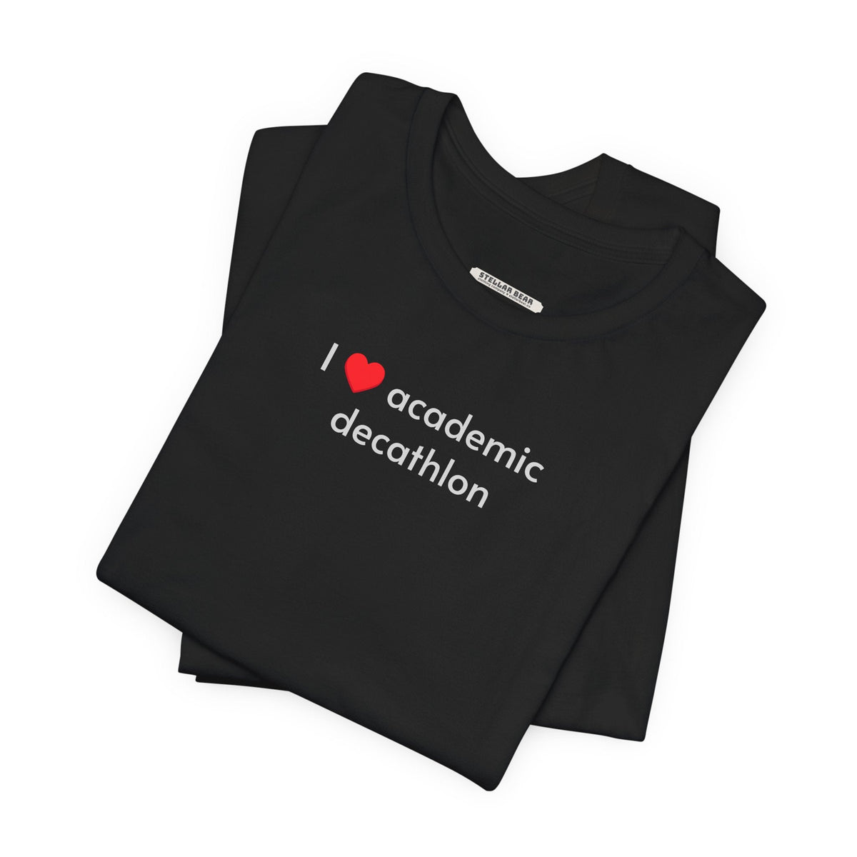 I Love Academic Decathlon Minimalist Style T-Shirt product image 4