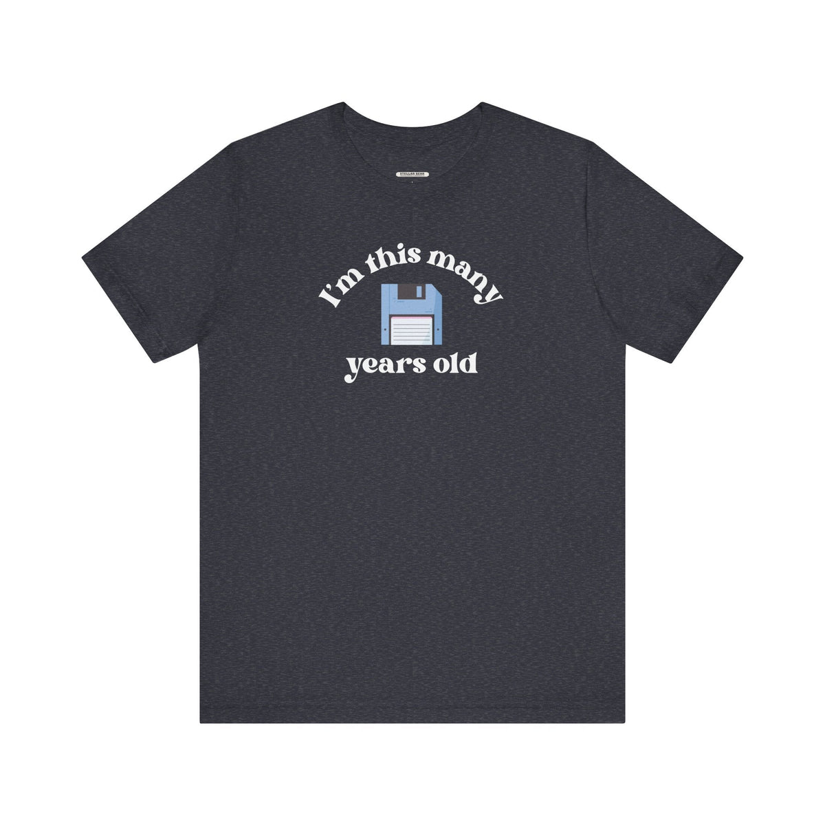 I'm This Many Years Old (Floppy Disk) Graphic T-Shirt product image 12
