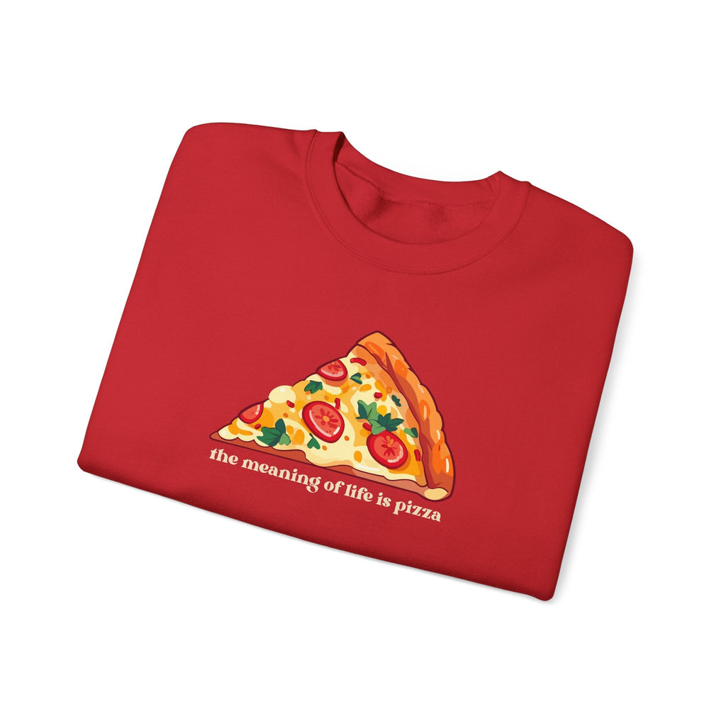 The Meaning of Life is Pizza Graphic Sweatshirt product image 3