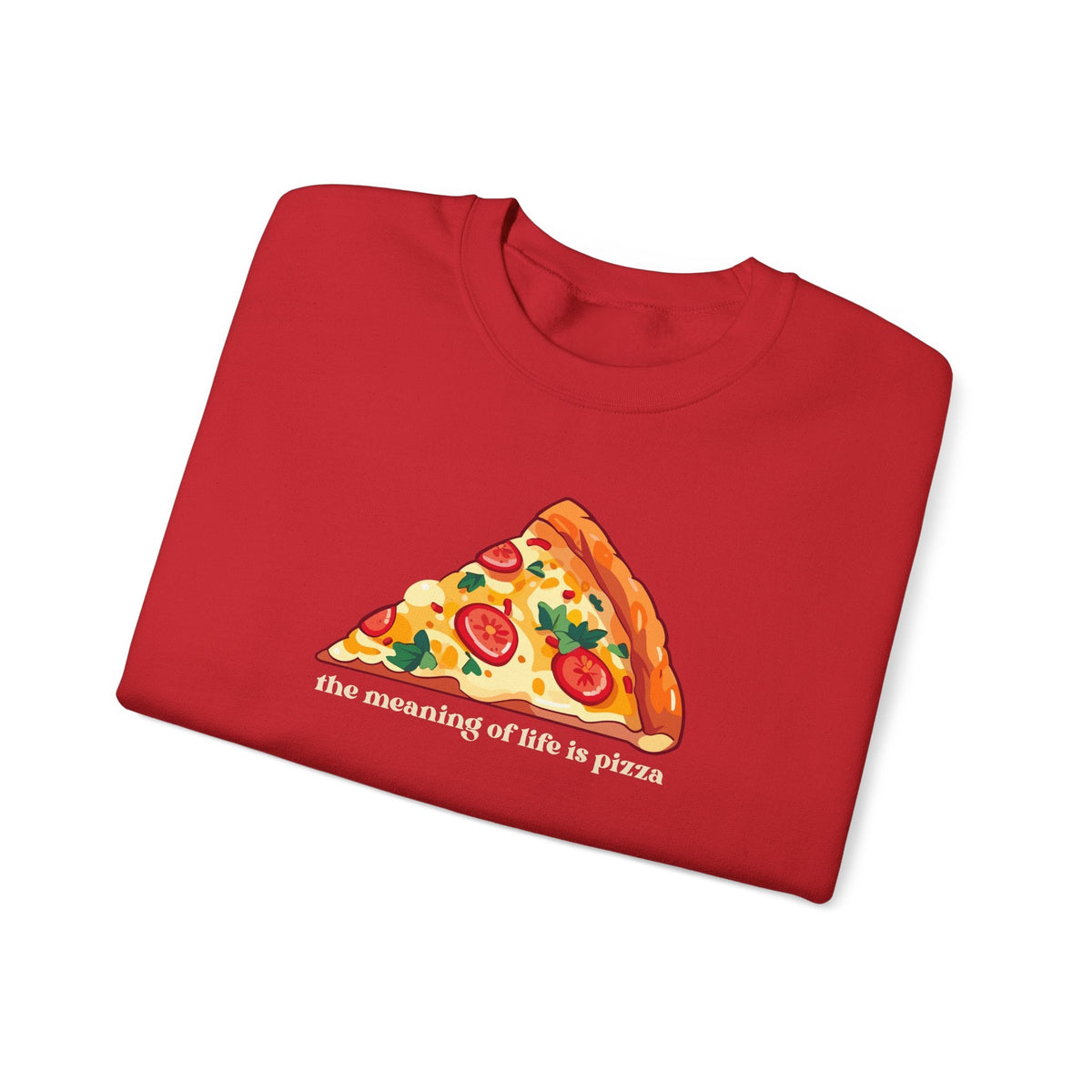 The Meaning of Life is Pizza Graphic Sweatshirt product image 3